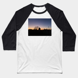 Crown Heights Rooftop Sunset Baseball T-Shirt